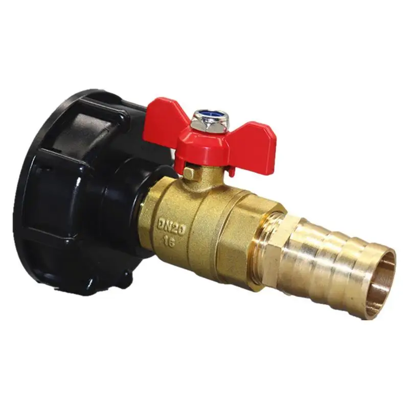 

Brass Ball Valve Corrosion-Resistant IBC Tote Valve Fitting Garden Hose Connector Replace Valve Parts For Irrigation Water Mains