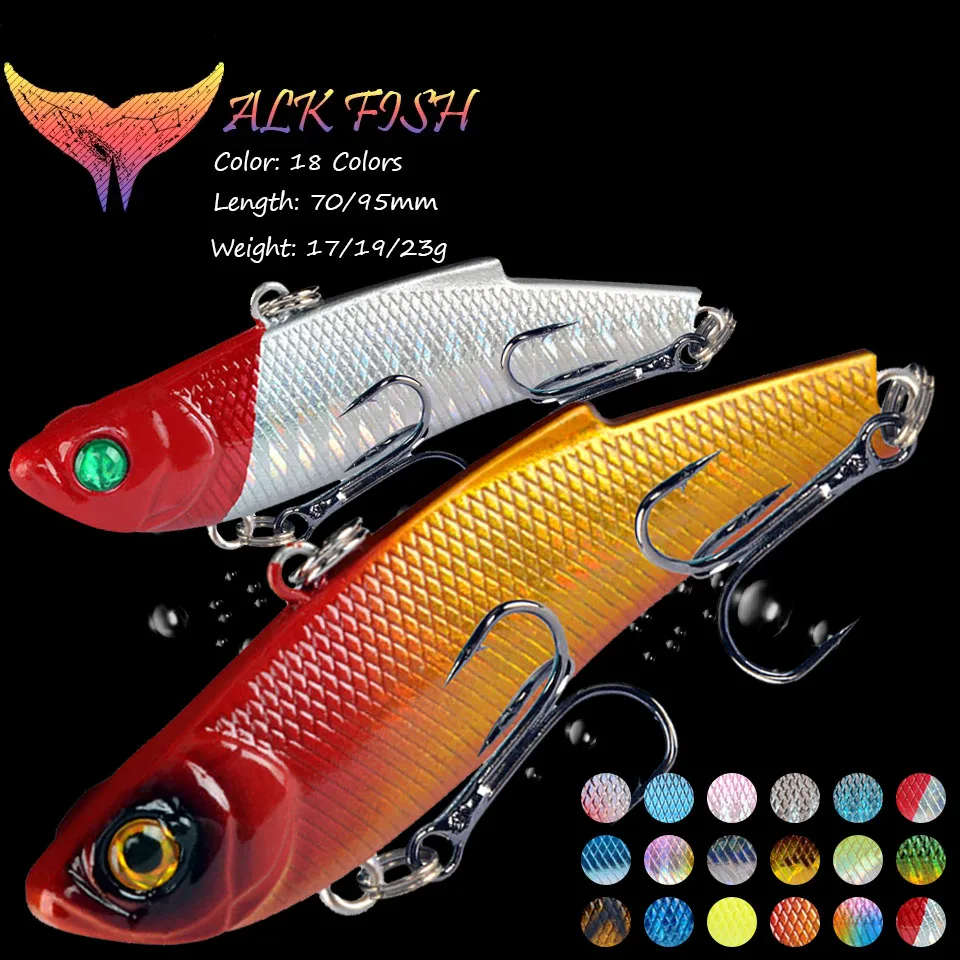 

WALK FISH 1 шт. 17/19/23 г зимние морские рыболовные приманки Вибрирующая свинцовая свимбейт воблеры искусственная кренкбейт для карпа окуня жестка...