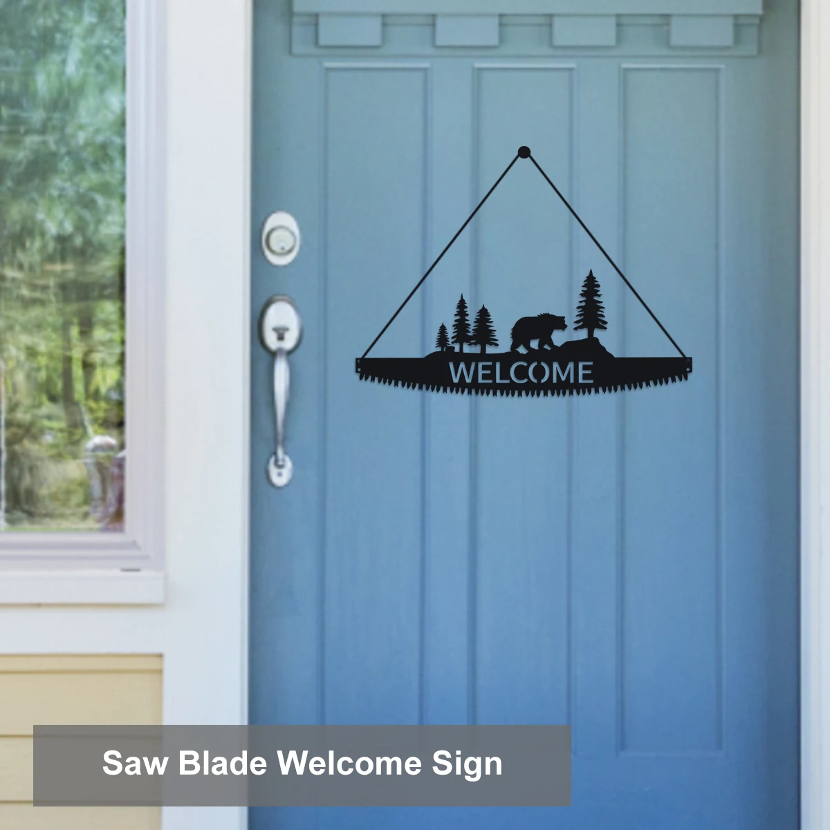 

Металлическая настенная пила в виде животного, медведя, настенная пила, лезвие для пилы, знак приветствия, Настенный декор, креативная уника...