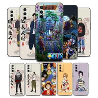 japan anime one piece national tide retro phone case for realme q2 c20 c21 v15 5g 8 c25 gt neo v13 5g x7 pro c21y soft silicone