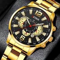 2022 fashion mens watches stainless steel quartz wrist watch for men business casual leather watch luminous clock montre homme