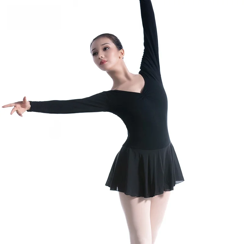 Зимняя корректирующая одежда для балета и гимнастики цельная теплая