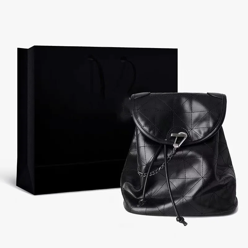 

Сумка-тоут женская однотонная, простой вместительный ранец в стиле колледжа, Сумка с алмазной пряжкой, Осень-зима