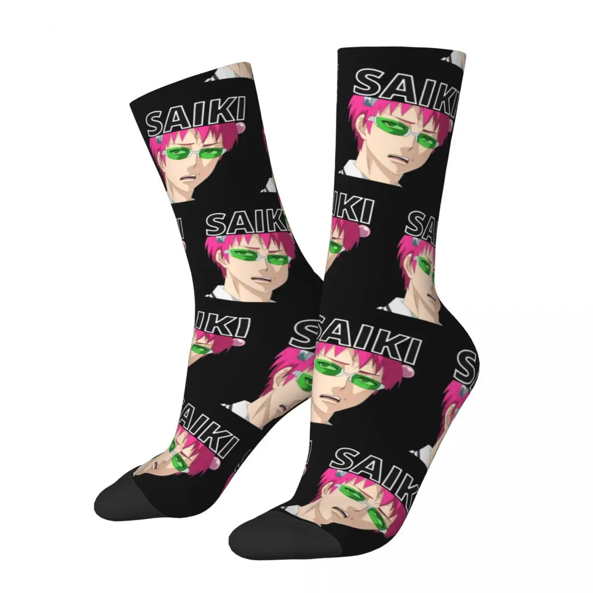 

The Disastrous Life Of Saiki K Socks Men Women Comfortable Fashion Socks High Quality Merchandise Middle Tube Socks