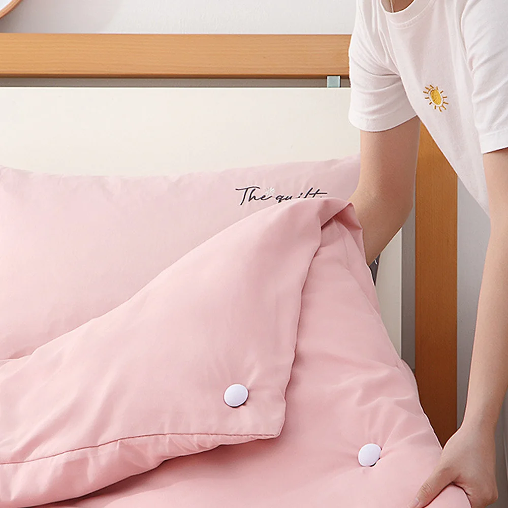 

12 шт. простыня для детской кровати с одной кнопкой для разблокировки пододеяльника, зажим для одеяла, противоскользящие пряжки, держатель д...