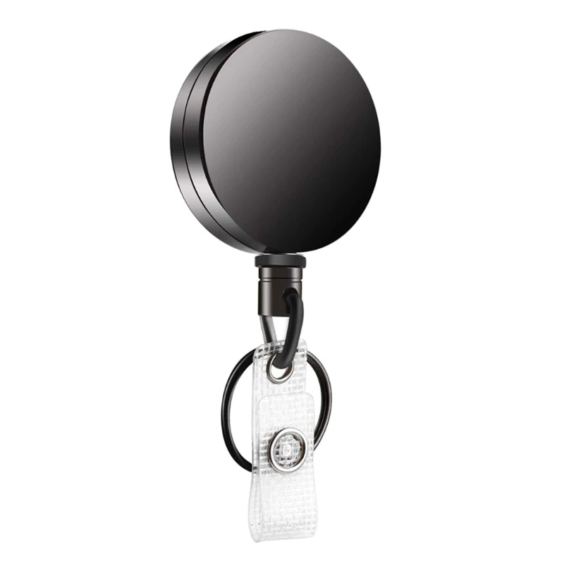 

Retractable Keyring, Badge Reel for KEY Chain Thickened Wire Screwed Fastened Clip for KEYs, Holders, Badge Hold