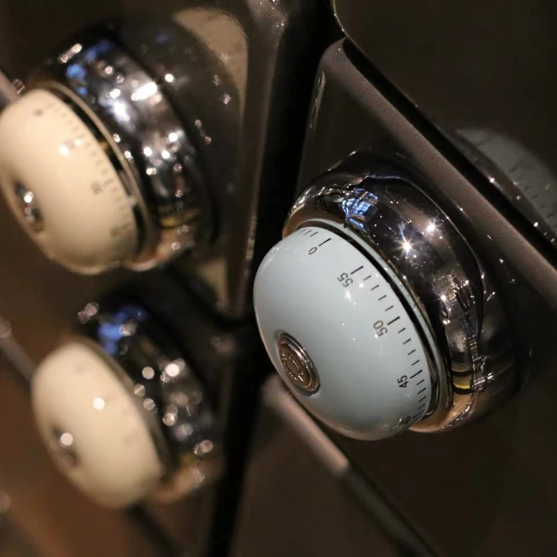 

Metal Magnetic Timer 3 Mechanical Timer Reminder Cooking Baking Cooking Refrigerator Magnetic Paste