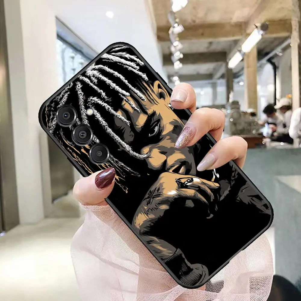 Фото Чехол для телефона Rapper X-XxxTentacion для Samsung A14 A15 A16 A17 A22 A23 A27 A26 A32 A36 A37 A52 A53 A54 A55 A56 A57 A72 A73 №5