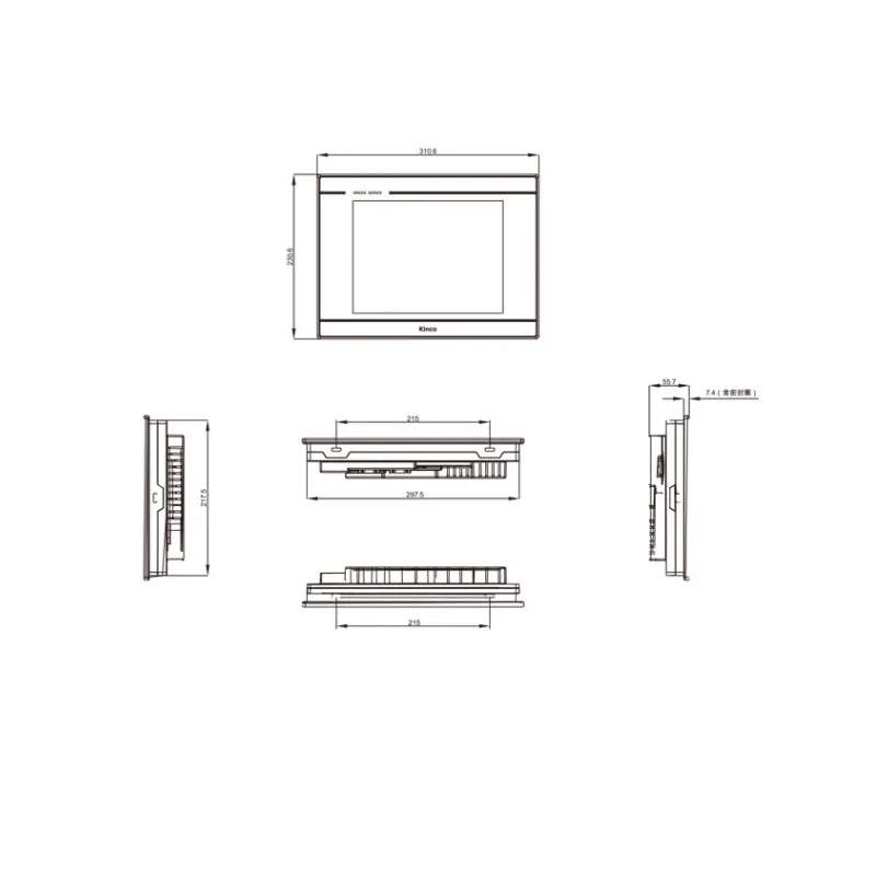 Сенсорный экран HMI Kinco GL104E, 10,4 дюйма, 800*600, Ethernet, USB Host, новый человеко-машинный интерфейс, COM0, RS232, COM2: RS422, RS485 (art.: 3920dbba8d698) - 3920dbba8d698
