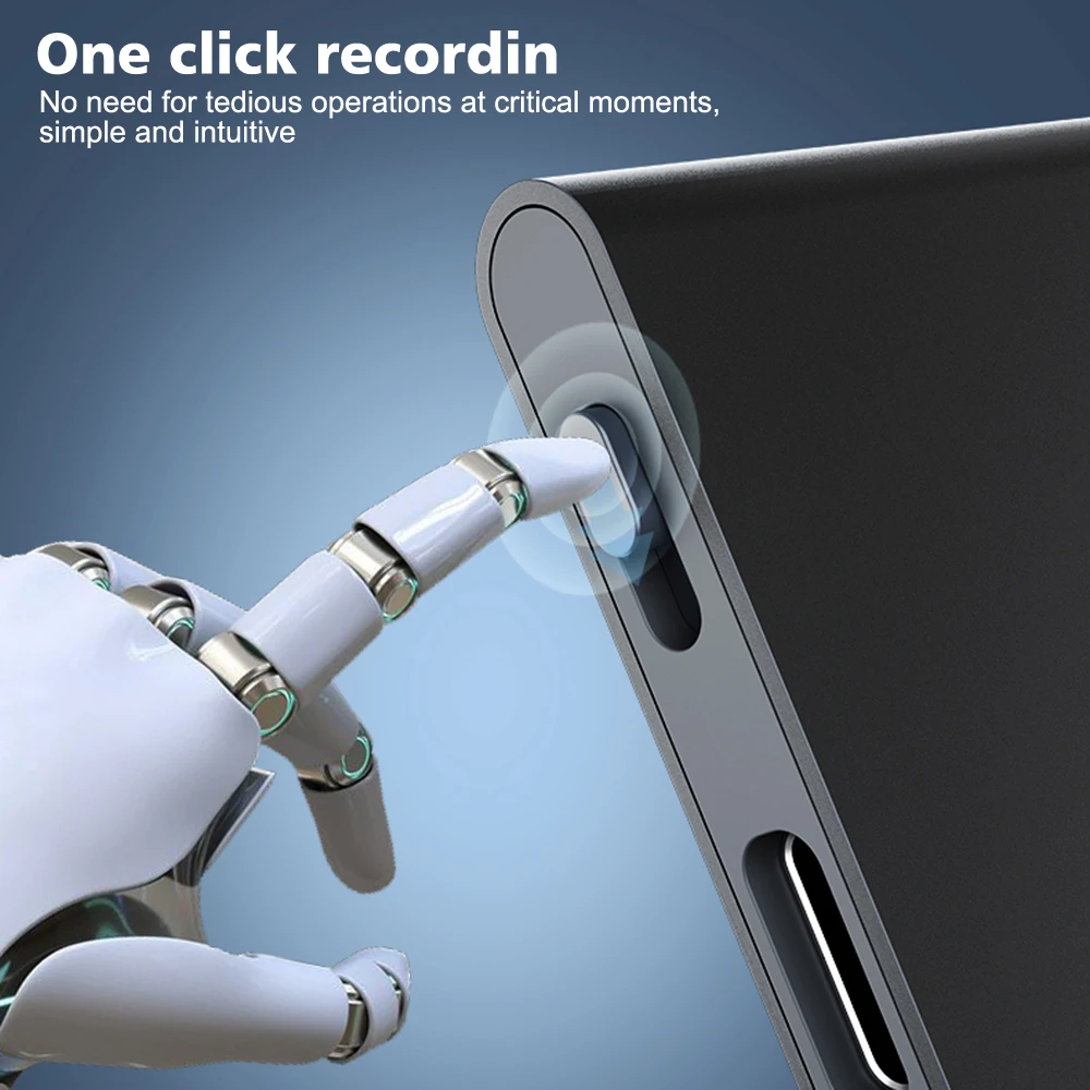 Интеллектуальный активированный цифровой диктофон с искусственным интеллектом