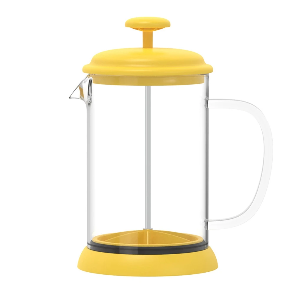 

Stainless Steel Glass Teapot French Coffee Tea Percolator Filter Press Plunger 800Ml Manual Coffee Espresso Maker Pot,A