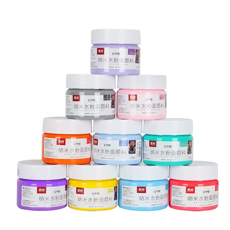 

100Ml Quick Drying Water Powder Pigment 1960 Student Series Special Water Powder Art Pigment Yili Factory Price Direct Sales