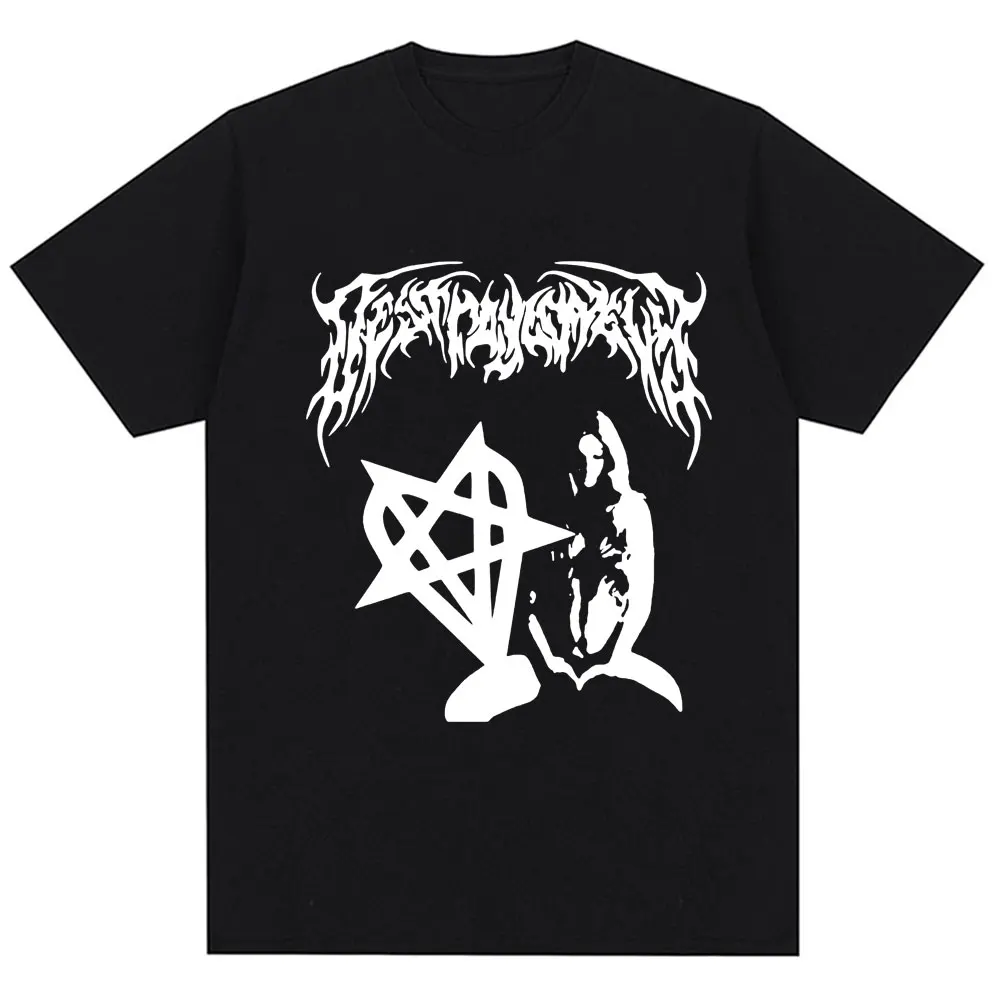 Футболка мужская с рисунком Готическая тенниска в стиле Харадзюку хлопковая