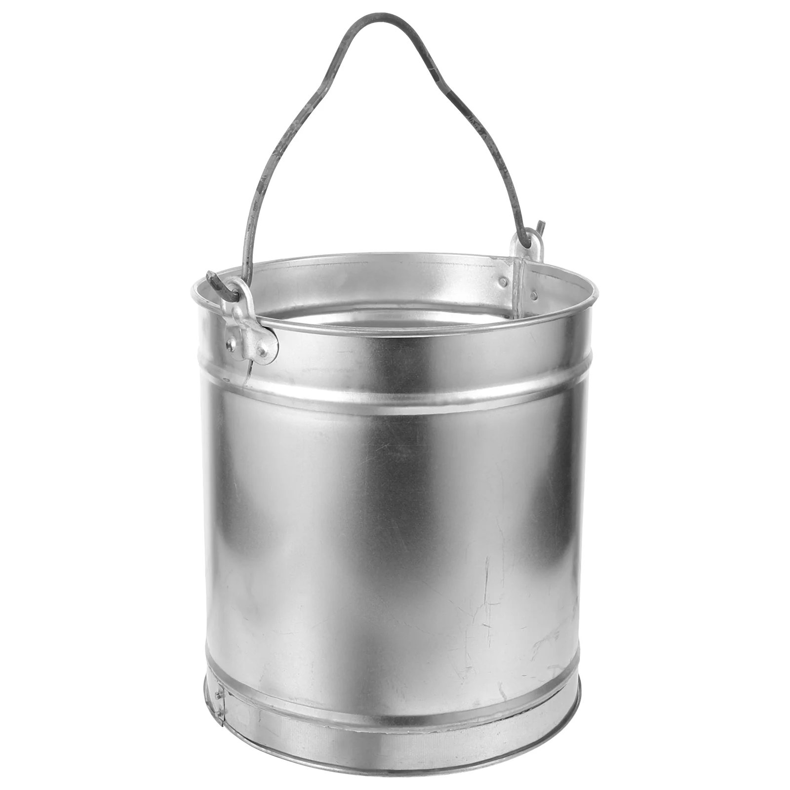 

Charcoal Bucket Fireplace Tools Grill Indoor Gray Holder Oil Storage Can Garden Burner Bin Iron Metal Furnace