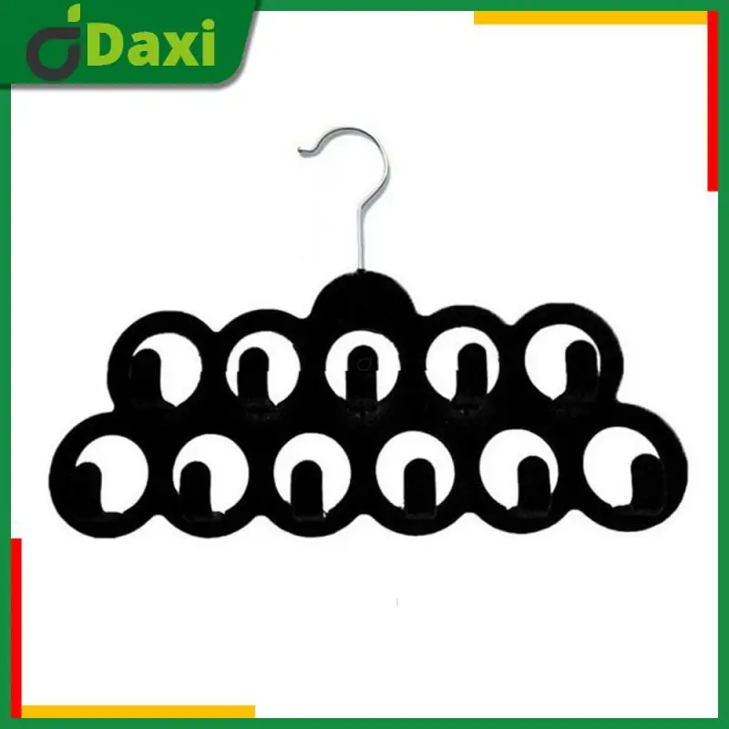 

Multi-port Support Hangers Closet Organizer Hook Multifunction Save Space Tie Belt Storage Rack Holes Holder Fashion Plastic