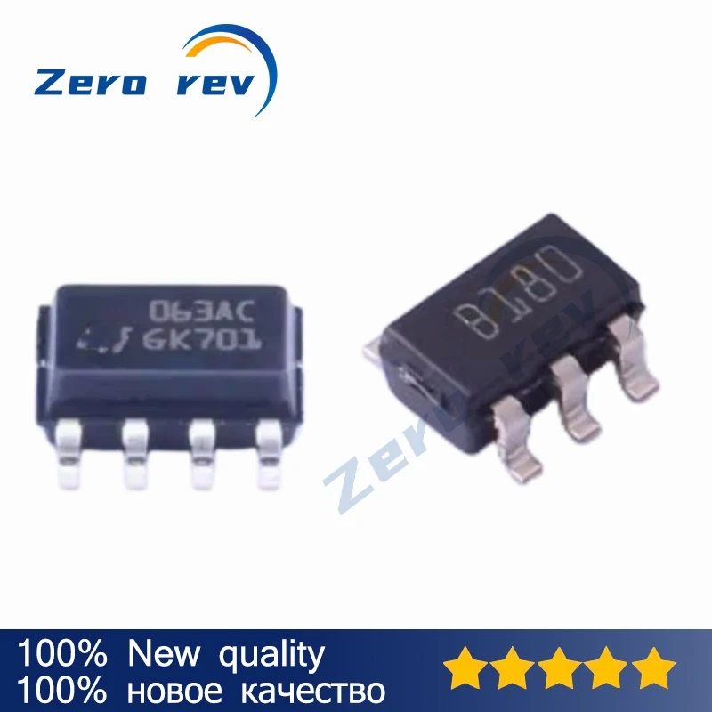 

5Pcs 100% New MC34063EBD 063EB MC34063ACD 063AC MC34063ABD 063AB SOIC-8 LD3985M18R B180 SOT-23-5L