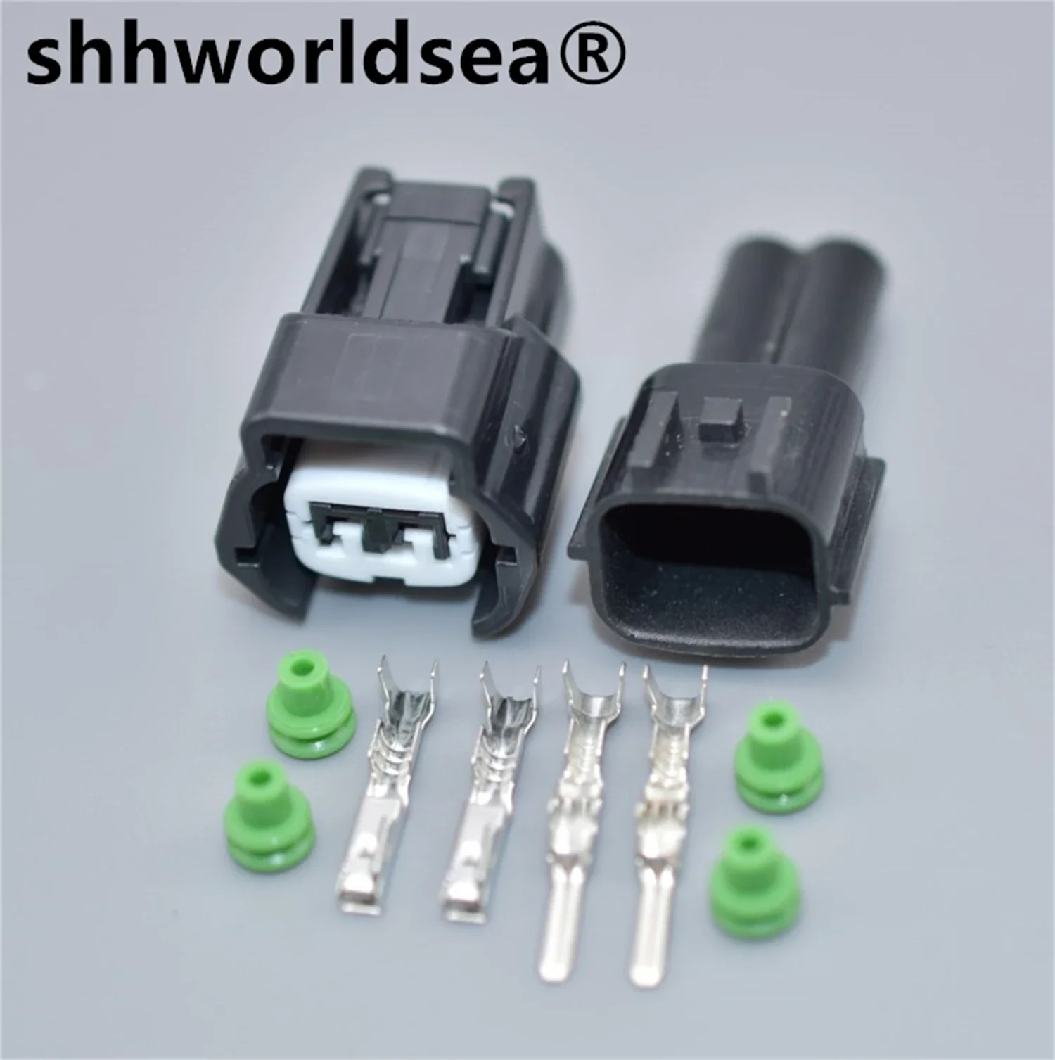 Shhworldsea 2-контактный автомобильный электрический разъем корпуса пластиковый