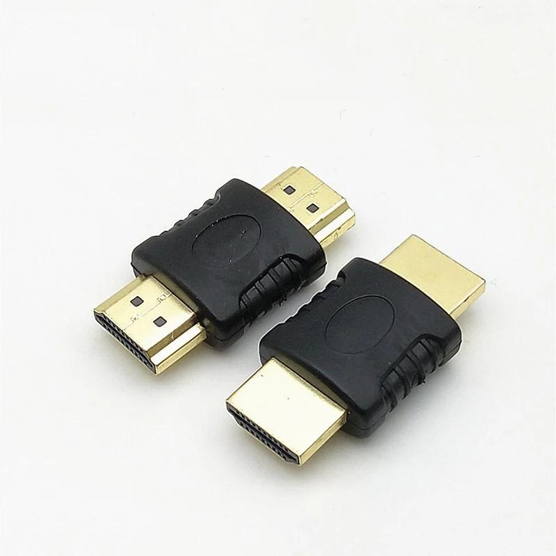 

2 шт./лот, позолоченный разъем, прямой адаптер HDMI «папа-папа», адаптер 19 + 1 HDMI 1080P