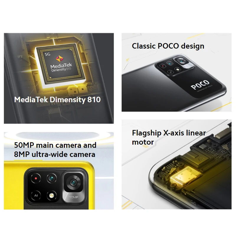 POCO M4 Pro 5G 64GB / 128GB NFC MTK Dimensity 810 6.6" 33W 50MP Cam 5000 mAh Global Version Pocom4 on - POCO M4 Pro 5G 64GB / 128GB NFC MTK Dimensity 810 6.6 дюймов 33 Вт 50МП камера 5000 мАч Глобальная версия Pocom4 on.