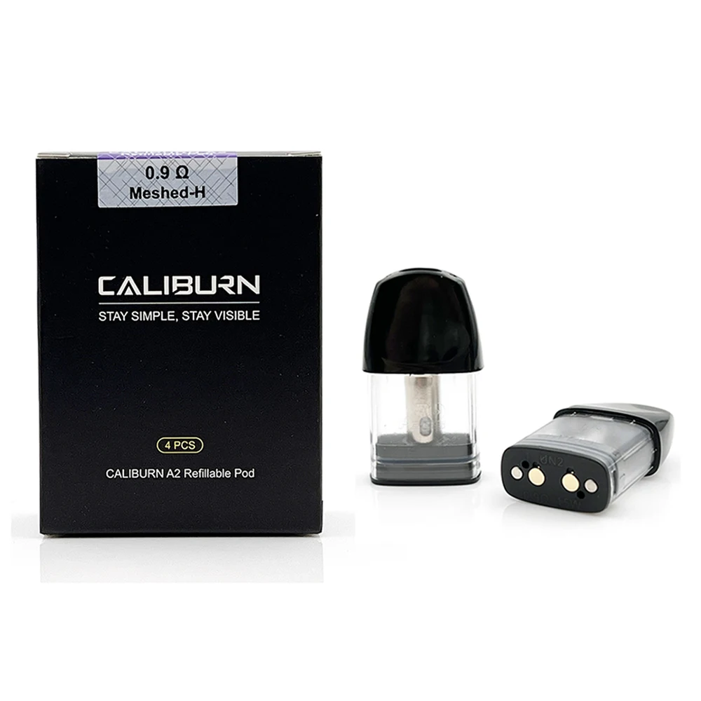 

CosVape Original Caliburn A2 Cartridge Pod System UN2 Meshed-H 0.9ohm Coil for Caliburn A2 AK2 Kit 2ml Capacity Atomizer