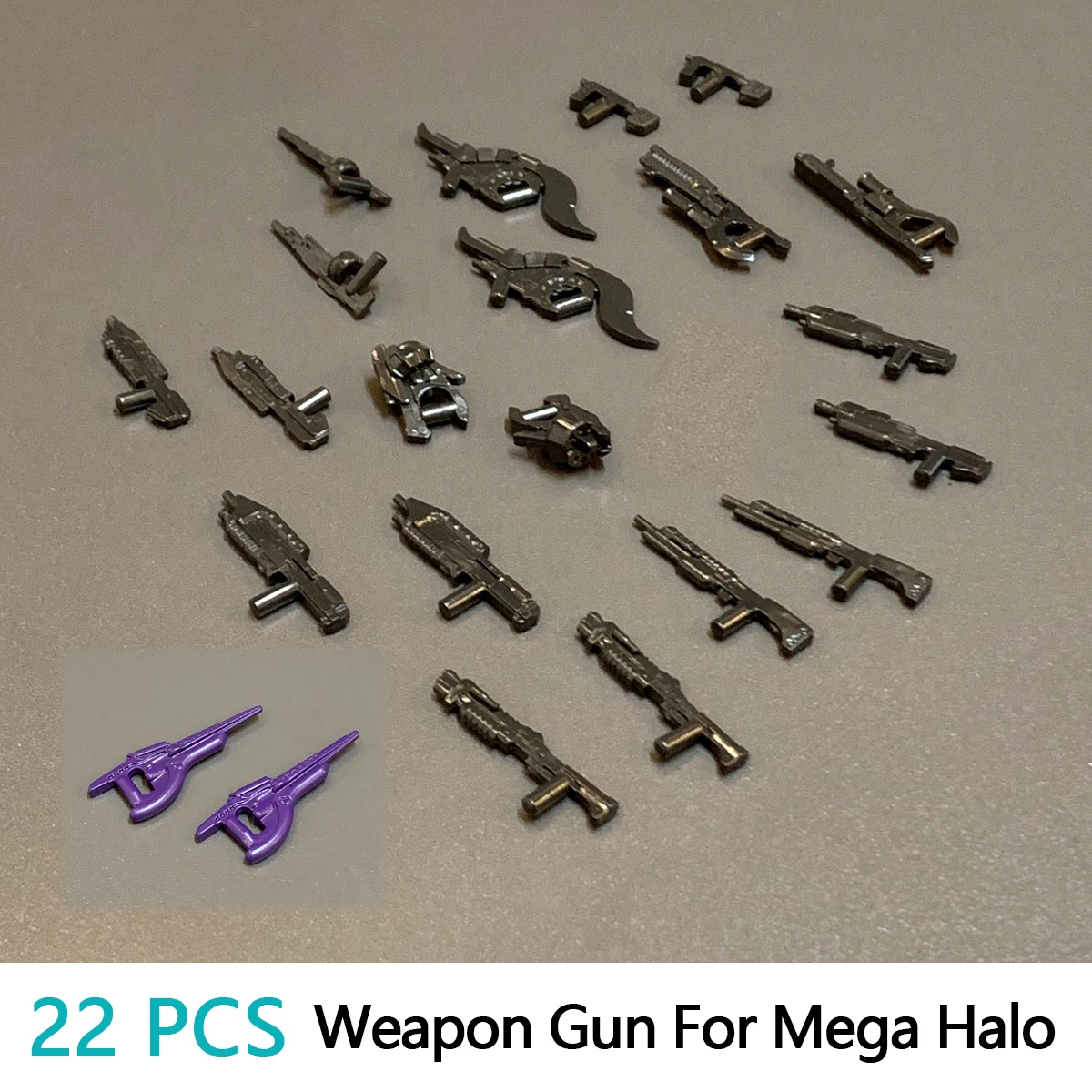 Фото Новый пистолет из 22 шт. с коробкой для блоков Mega CONSTRUX Unsc Elite SPARTAN Call of Duty, коллекционные аксессуары №1