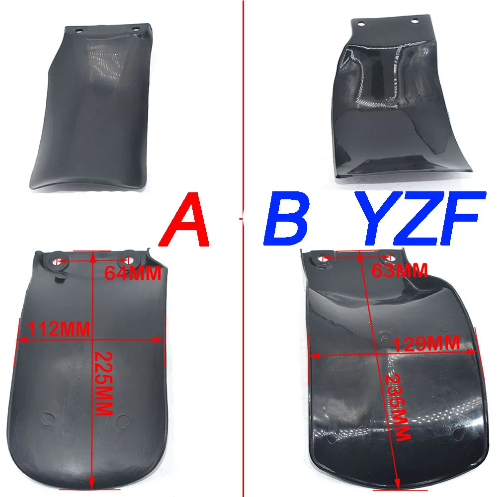 Задний колесный брызговик после амортизации для YZF внедорожника питбайка
