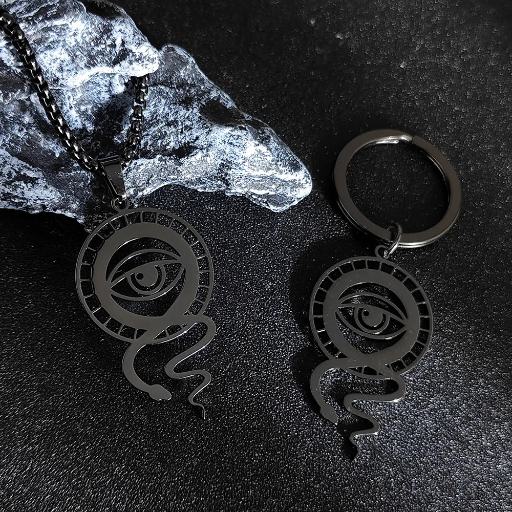 Женский ювелирный комплект из колье и серёг нержавеющей стали