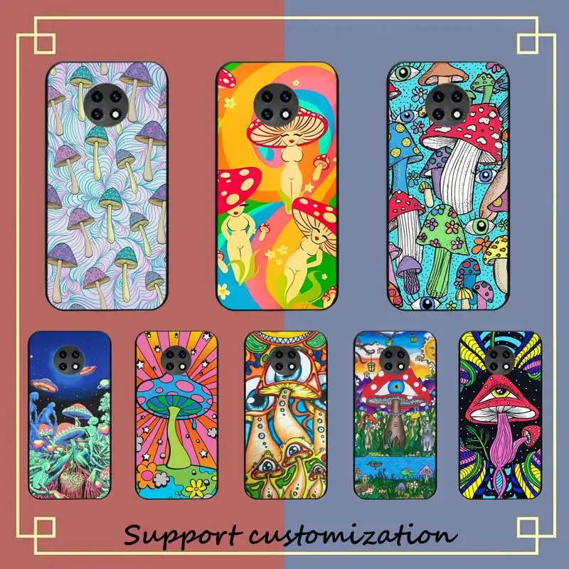 

Mushroom Phone Case for Redmi 5 6 7 8 9 A 5plus K20 4X S2 GO 6 K30 pro