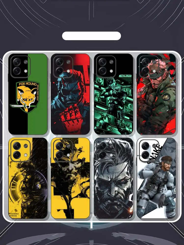 Фото Чехол для телефона Game Metal Gear Solid Snake Eater для Xiaomi Redmi Note 14 13 12 11 Pro Plus S 5G 14C A3, мягкий черный чехол для телефона №1