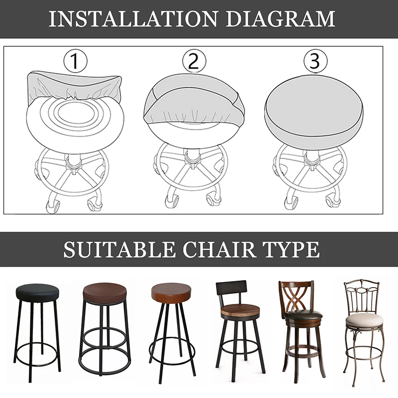 Эластичные чехлы на кресла чехол для стула из искусственной кожи с защитой от
