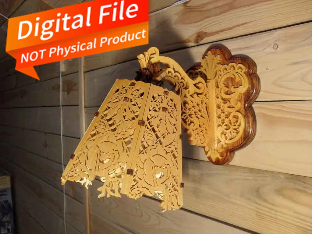 

Decorative Lamp lampshade Template Laser Cut Vector Files Layouts Model CDR/DXF/AI/SVG Files for CNC Laser Cut