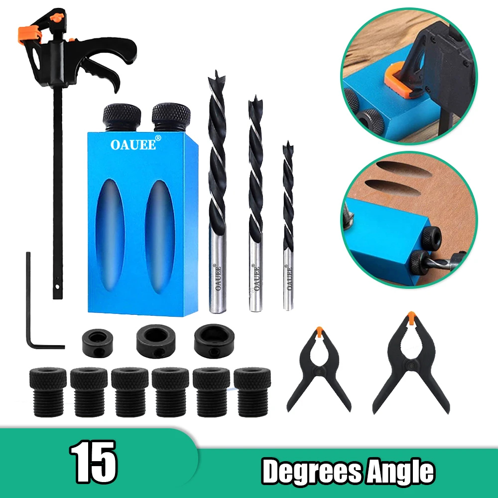 Набор Сверл Для Деревообработки С Приспособлениями Карманных Отверстий Сменная