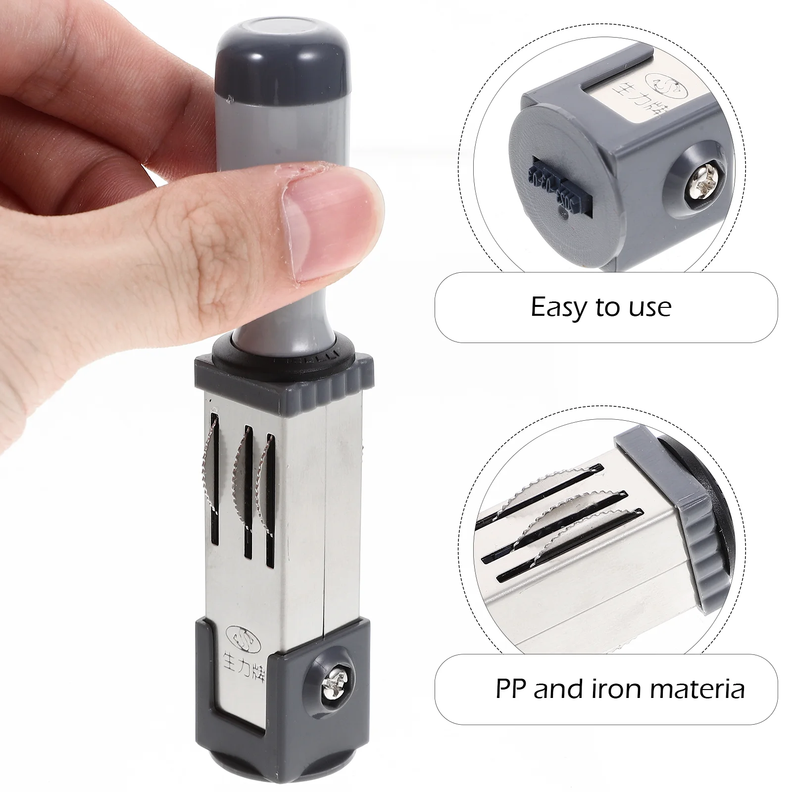 Материал штампа с датой (круглый 21 мм) Штамп для многофункционального картона