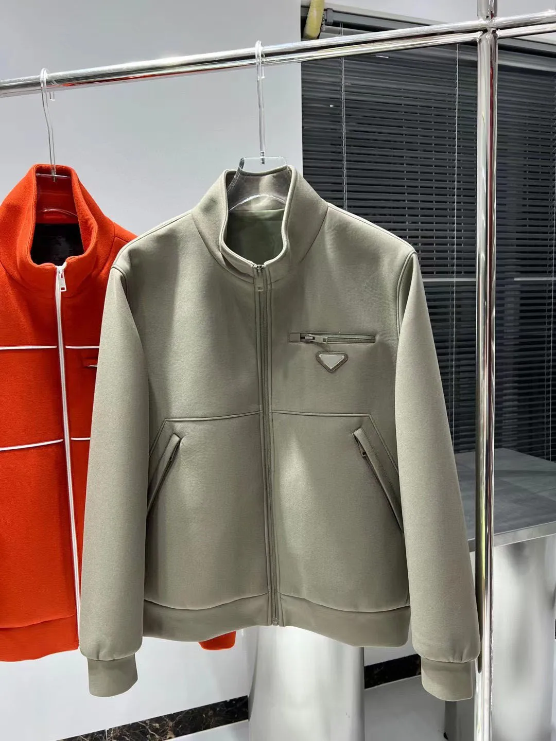 

2023 Autumn Winter New Stand Collar Jacket Casual Simple Trend Zipper Jacket Of The Highest Quality For Men AndWomen men jacket