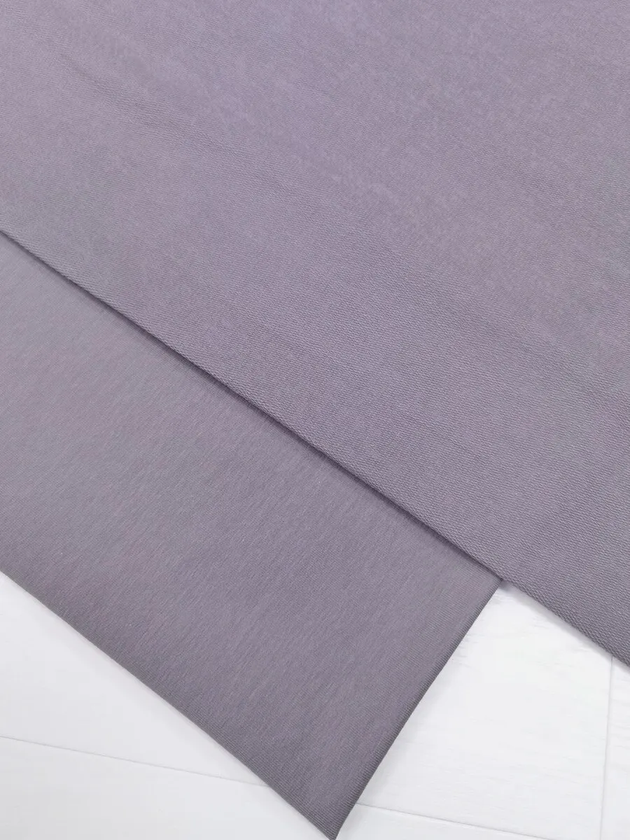 Футер 2-х ниточный петельчатый "серый Палома" 50*180 см ткань вязаная крючком для шитья.