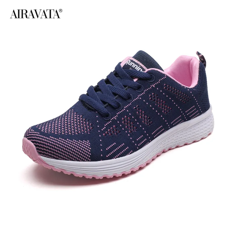 Women's Sneakers Couples Running Shoe Lace Up Breathable Lightweight Casual Sports Tennis Shoes Outdoor Walking Fitness Trainers