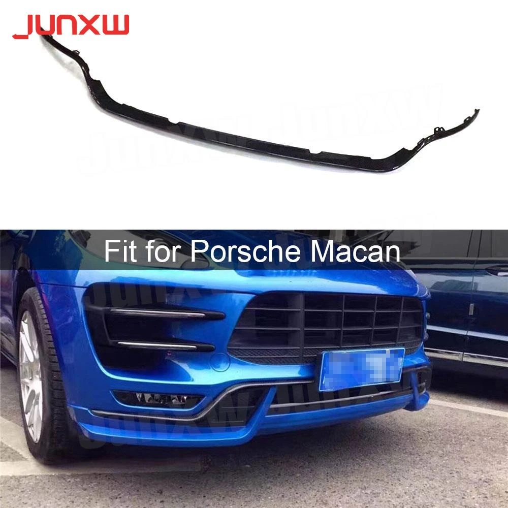 Передний бампер из углеродного волокна молдинг воздушного ножа накладка на