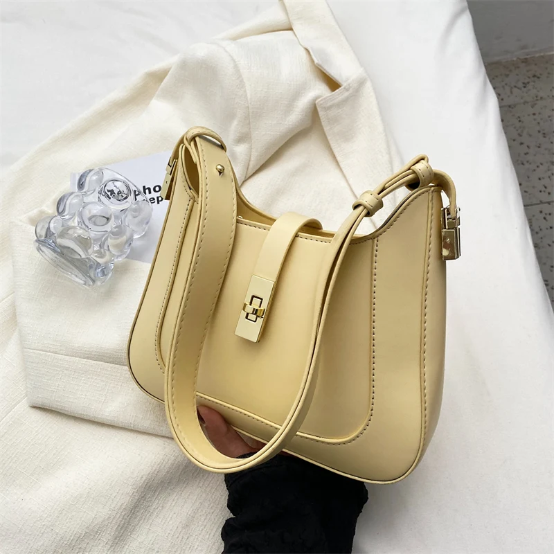

New Top Quality Luxury Brand Purses and Handbags Designer Leather Shoulder Crossbody Bags for Women Fashion Underarm Sac A Main