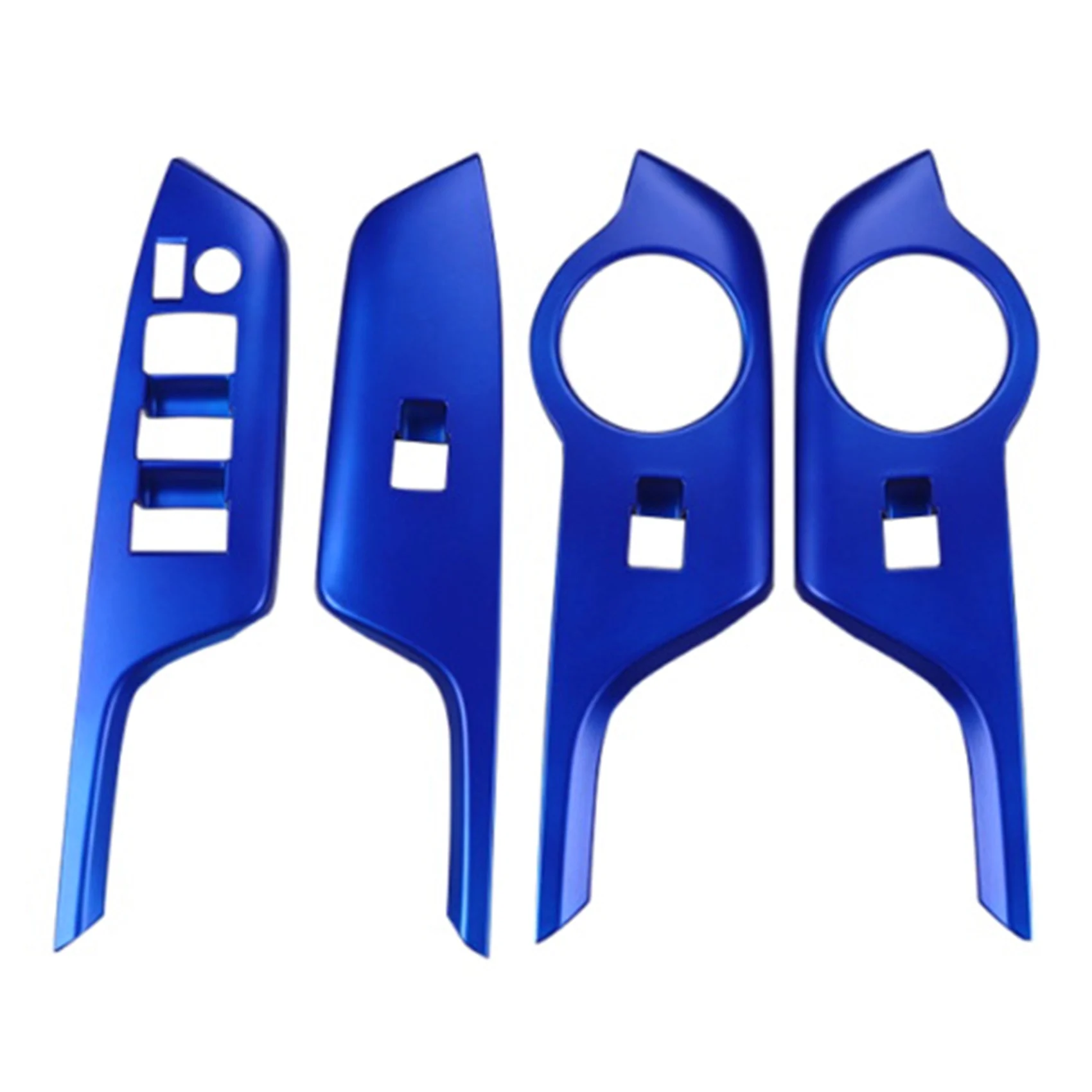 

For Toyota C-HR CHR 2016-2021 Window Switch Panel Cover Window Switch Panel Glass Lifting Control Blue