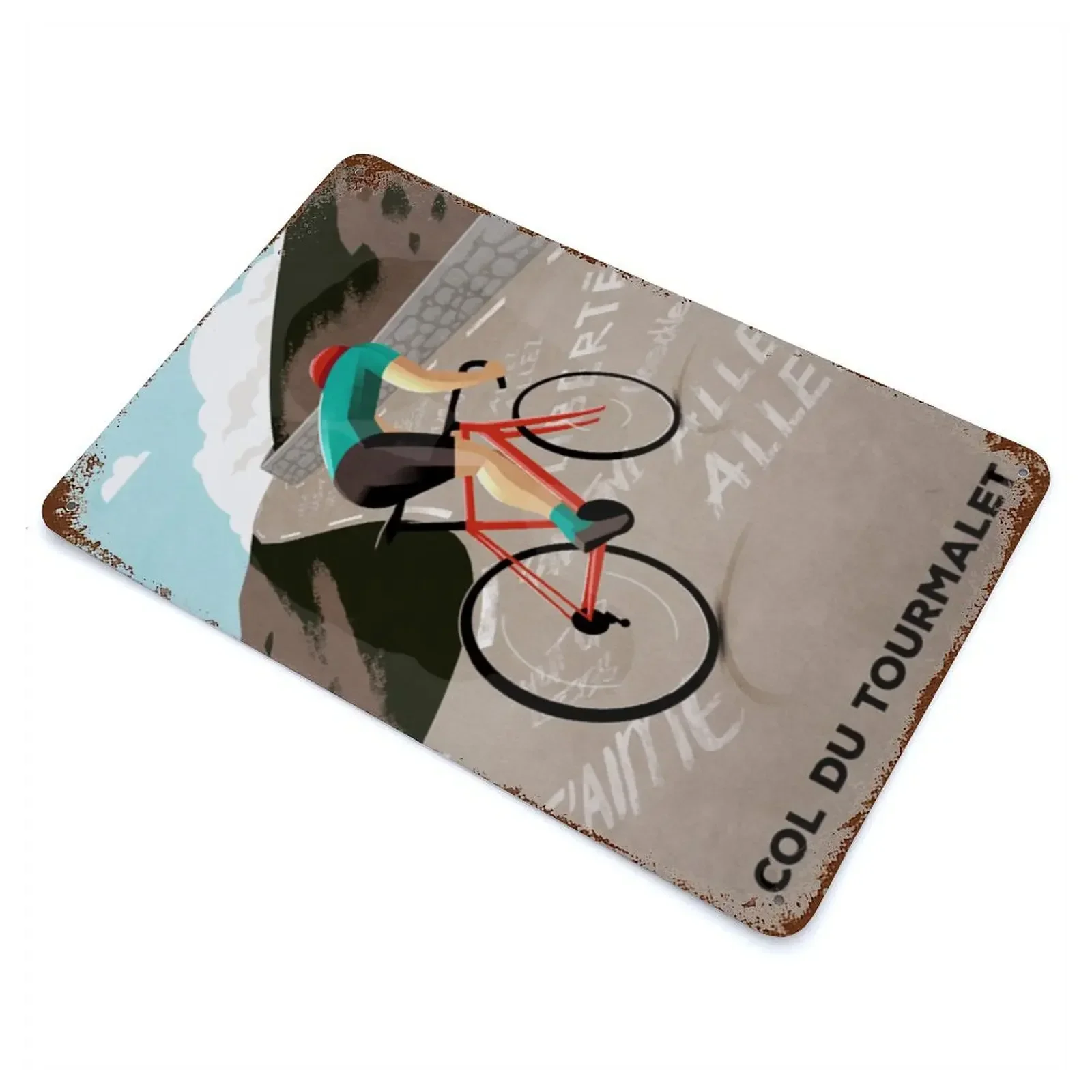 Винтажная Металлическая Вывеска Sweet France Col Du Tourmalet В Стиле Ретро Для Гостиной