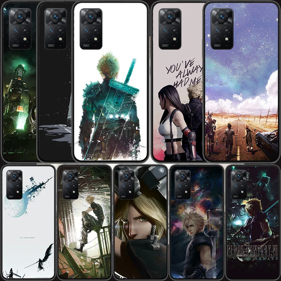 

Final Fantasy VII Phone Case For Xiaomi Redmi K40 Pro 10 Prime 10A 10C 10X 9 9A 9C 9T 8 8A 7 7A 6 6A S2 K30 K20 Cover Shell Coqu