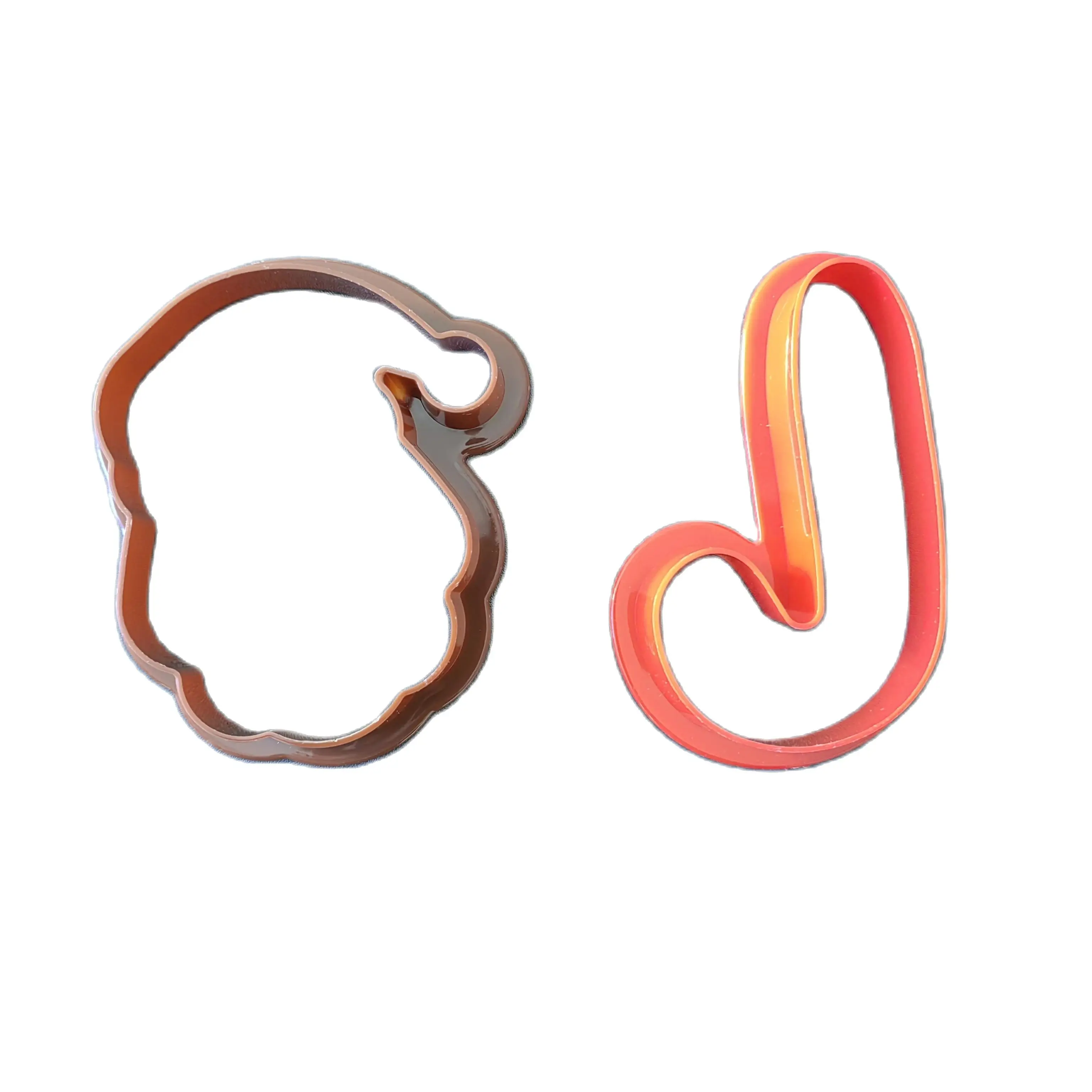 Бесплатная доставка новый пластиковый Рождественский Санта и костяшек 2 шт.