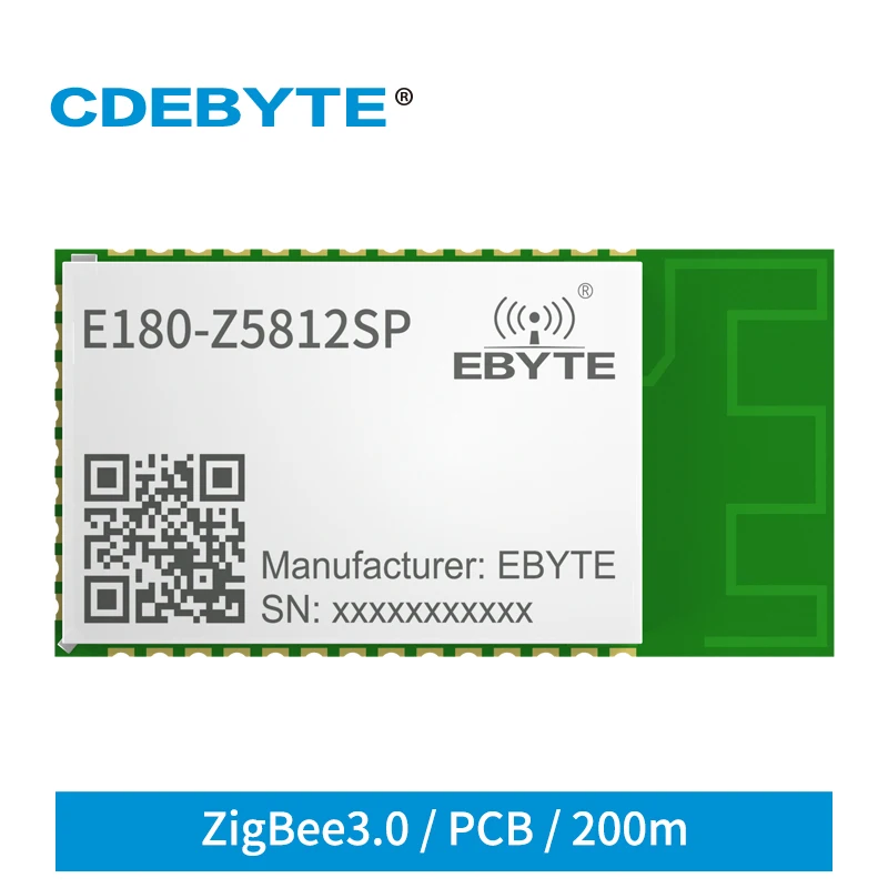 

10PCS TLSR8258 2.4GHz Wireless Transceiver ZIGBEE3.0 E180-Z5812SP 200m ZigBee Module 12dBm Receiver PCB Stamp Hole RFID IoT