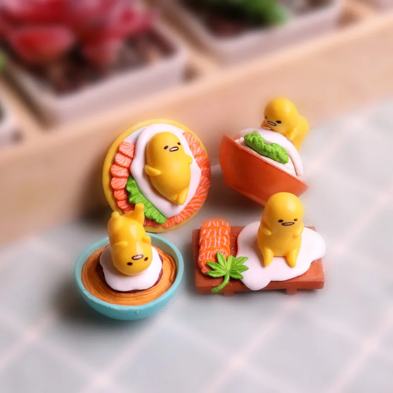 Японское аниме гудезамас желток ленивые яйца игрушечная кукла маленькие фигурки