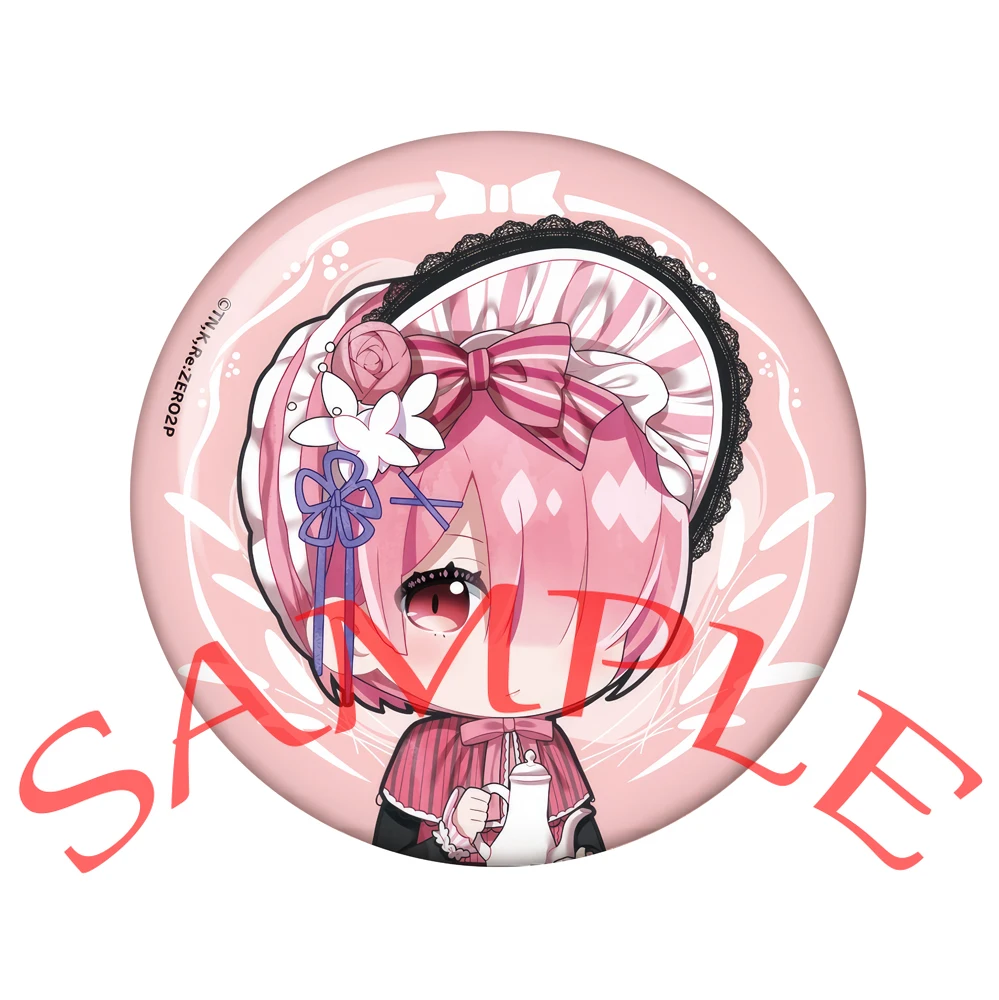 Anime Cosplay Natsuki Subaru Emilia Felt Elsa Granhiert Ram Rem Beatrice Felix Argyle Cartoon Badge Christmas Gifts