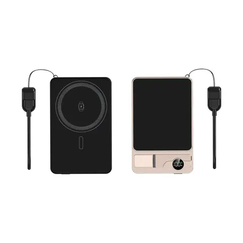 Тонкий внешний аккумулятор 3 в 1 для Magsafe Magnetic Wireless, 20 Вт, портативный внешний аккумулятор с быстрой зарядкой для iPhone 17 16 iWatch Airpods