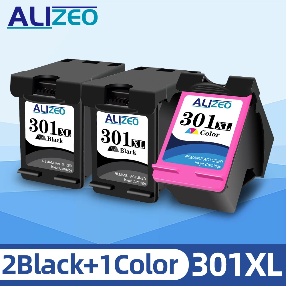 Картридж с чернилами Alizeo 301XL для HP 301 XL восстановленная Замена Deskjet 1000 1010 1011 1012 1050