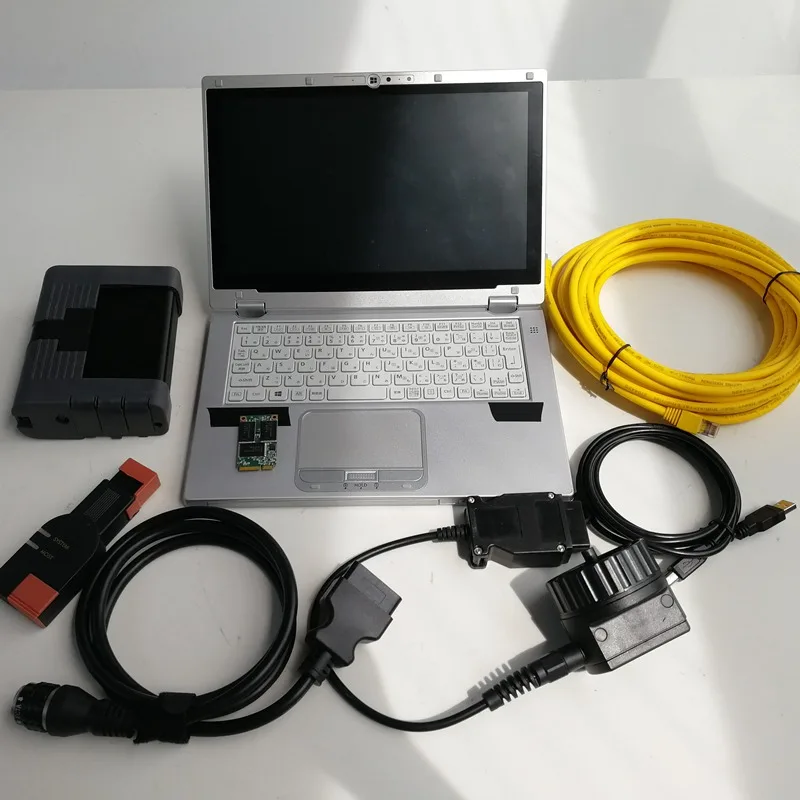 Программатор сканер кодов icom a2 V12.2021 программное обеспечение б/у ноутбук cf-ax2 win10 I5