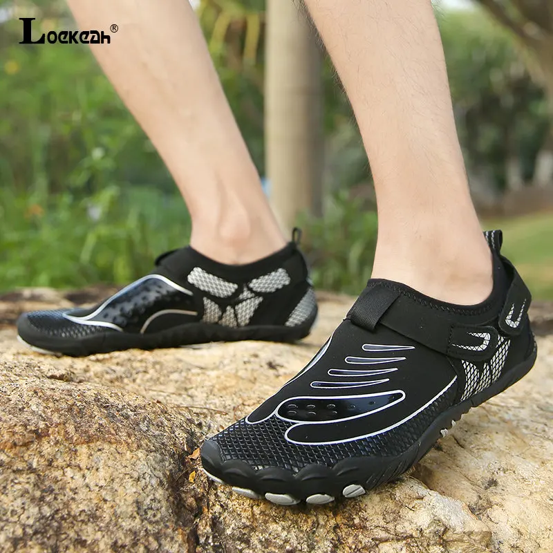 Outdoor Breathable Beach Seaside Men Women Wading Shoe Comfortable Barefoot Quick Dry Aqua Shoe Trekking Upstream Water Shoes