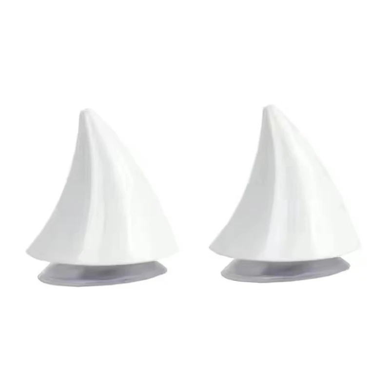 2 шт. автомобильные аксессуары мотоциклетный шлем милый угловой резиновый рог